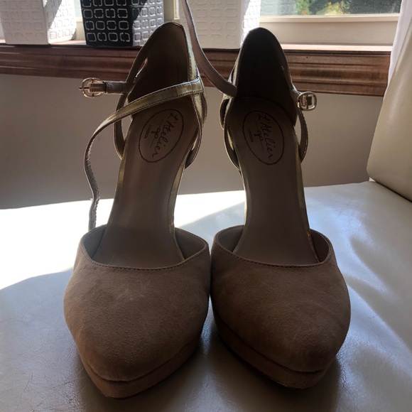 L’Atelier London Nude Heels - Picture 1 of 3
